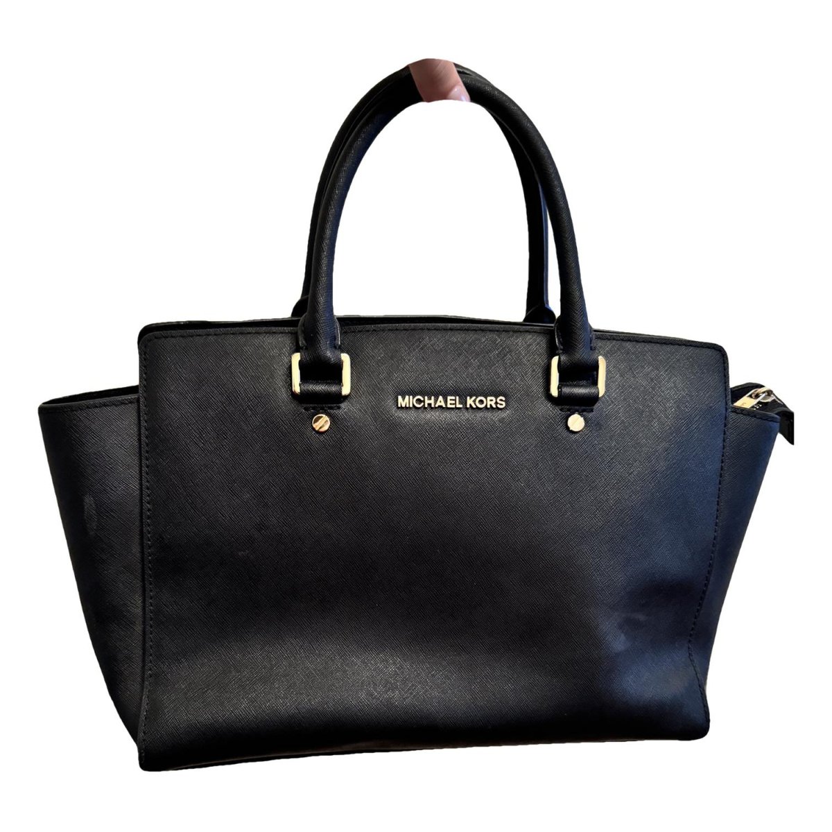 Selma leather handbag