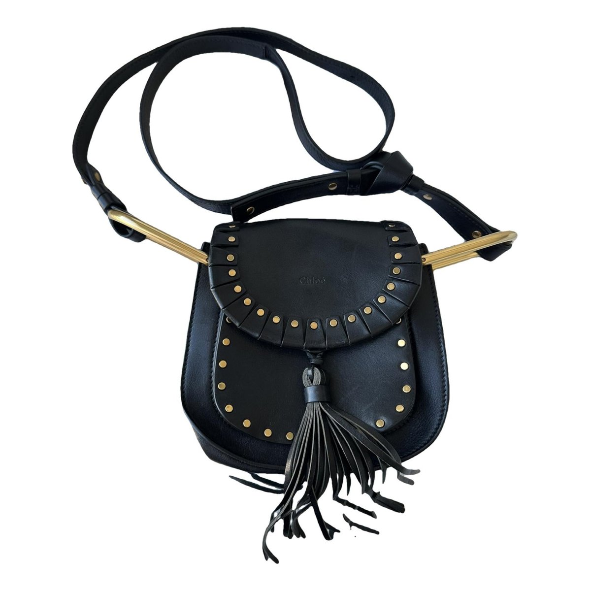 Hudson leather crossbody bag