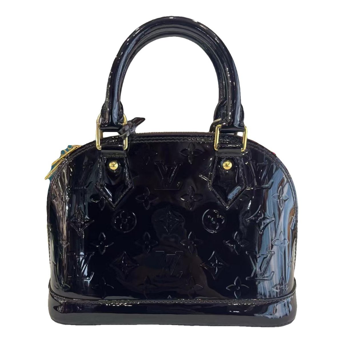 Alma BB patent leather handbag