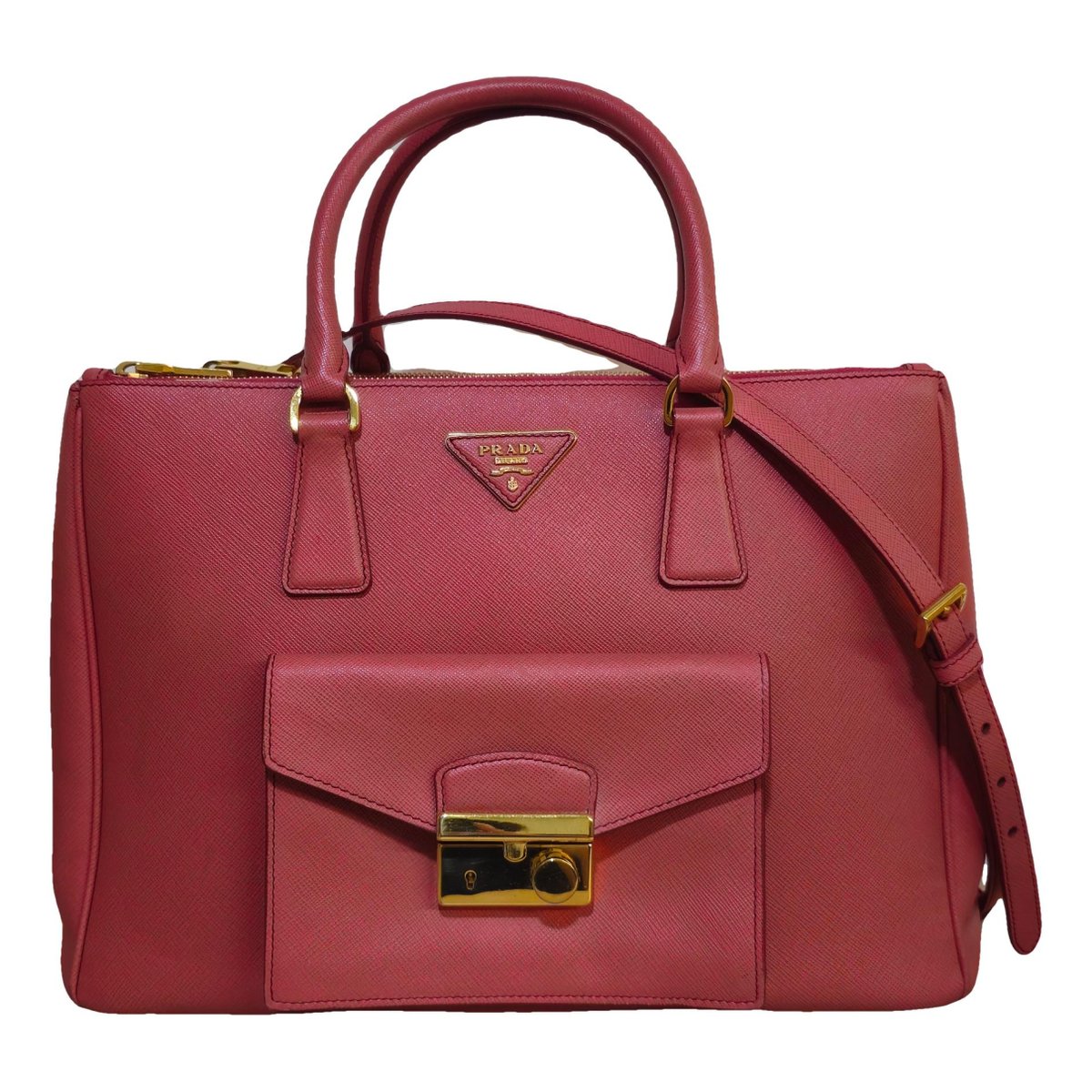 Galleria leather handbag