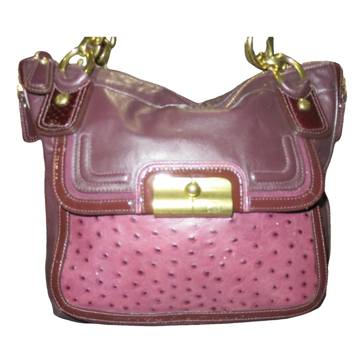 Madison Phoebe ostrich handbag