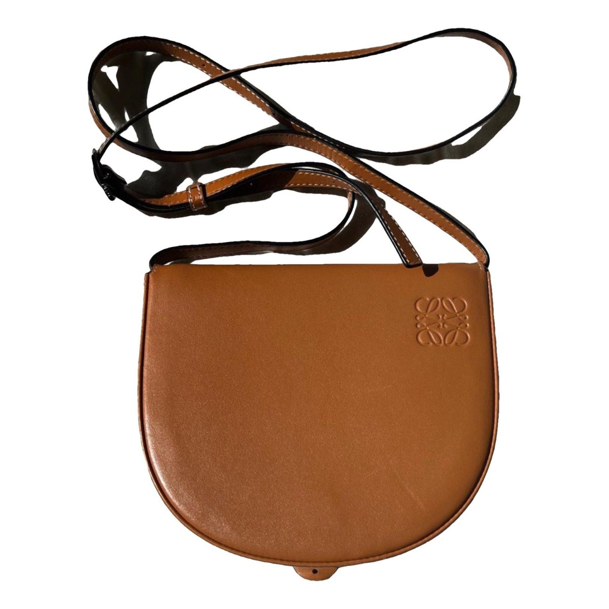Heel leather crossbody bag