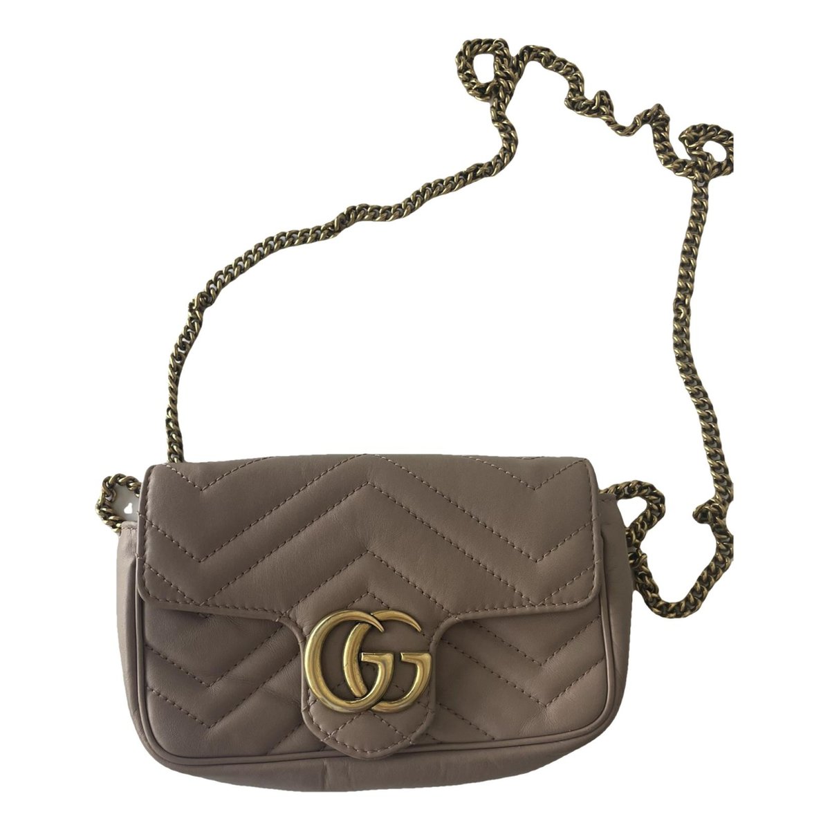 GG Marmont Flap leather handbag