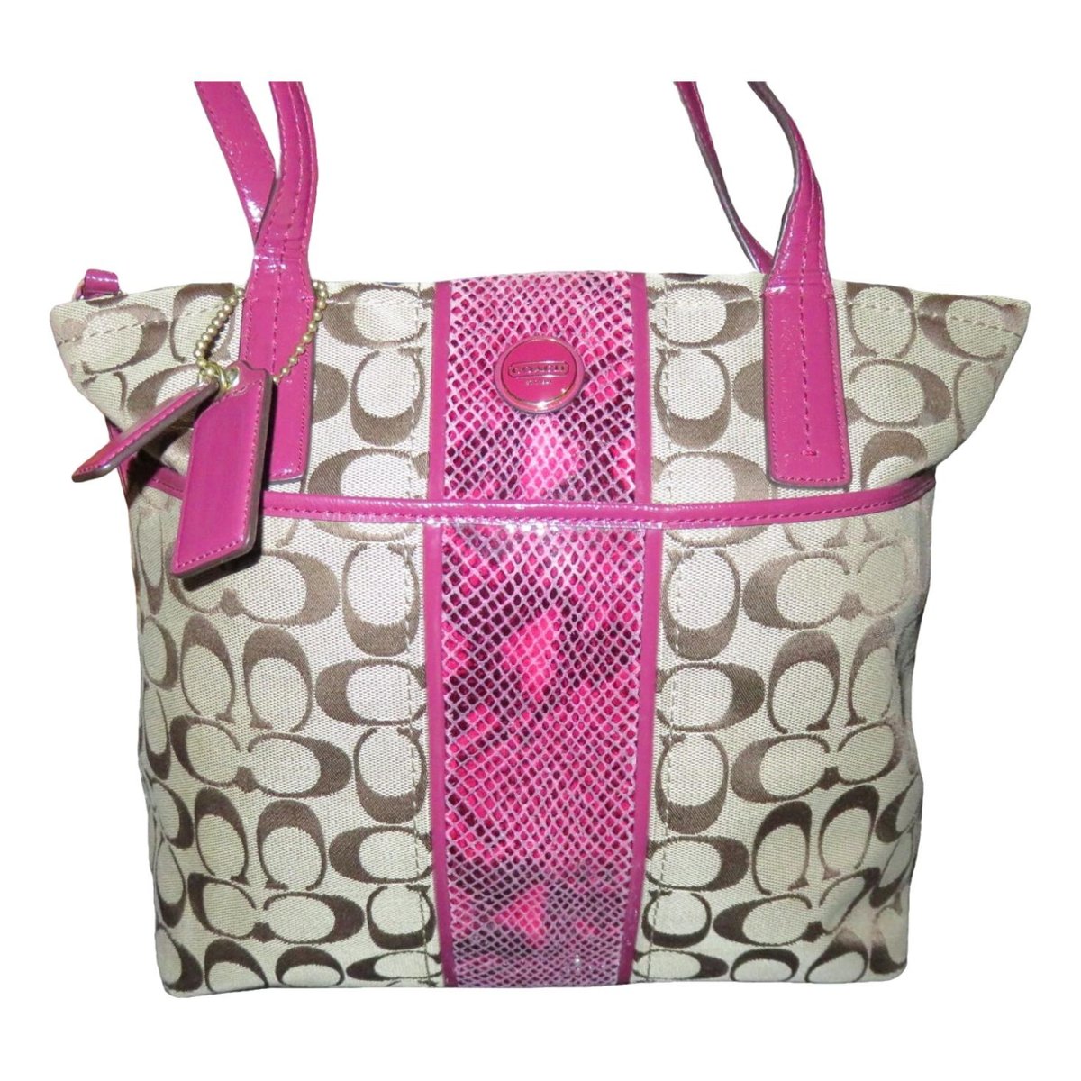 Abby duffle python tote