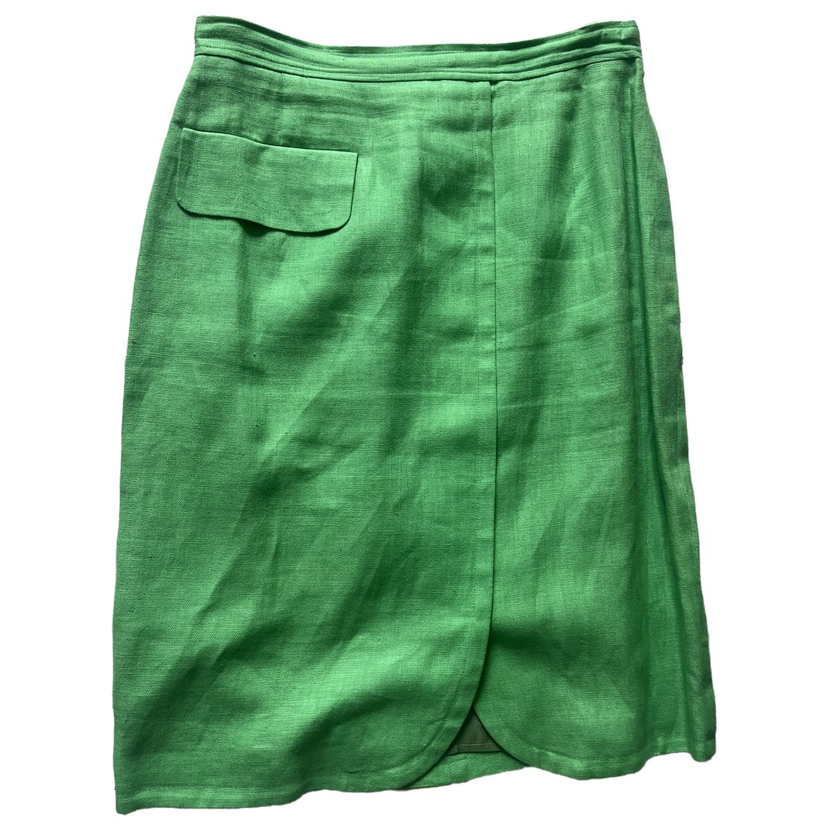 VLogo mid-length skirt