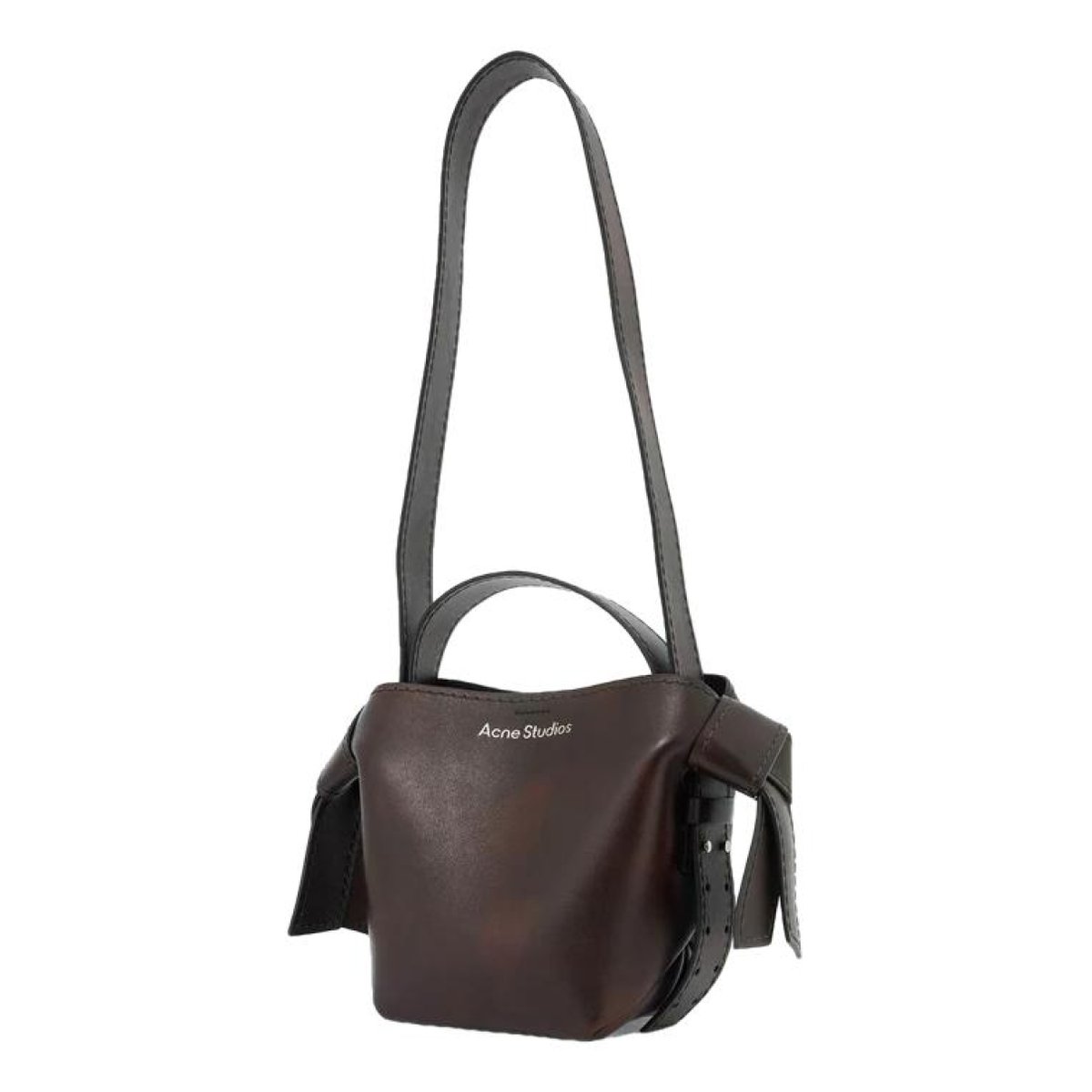 Leather clutch bag