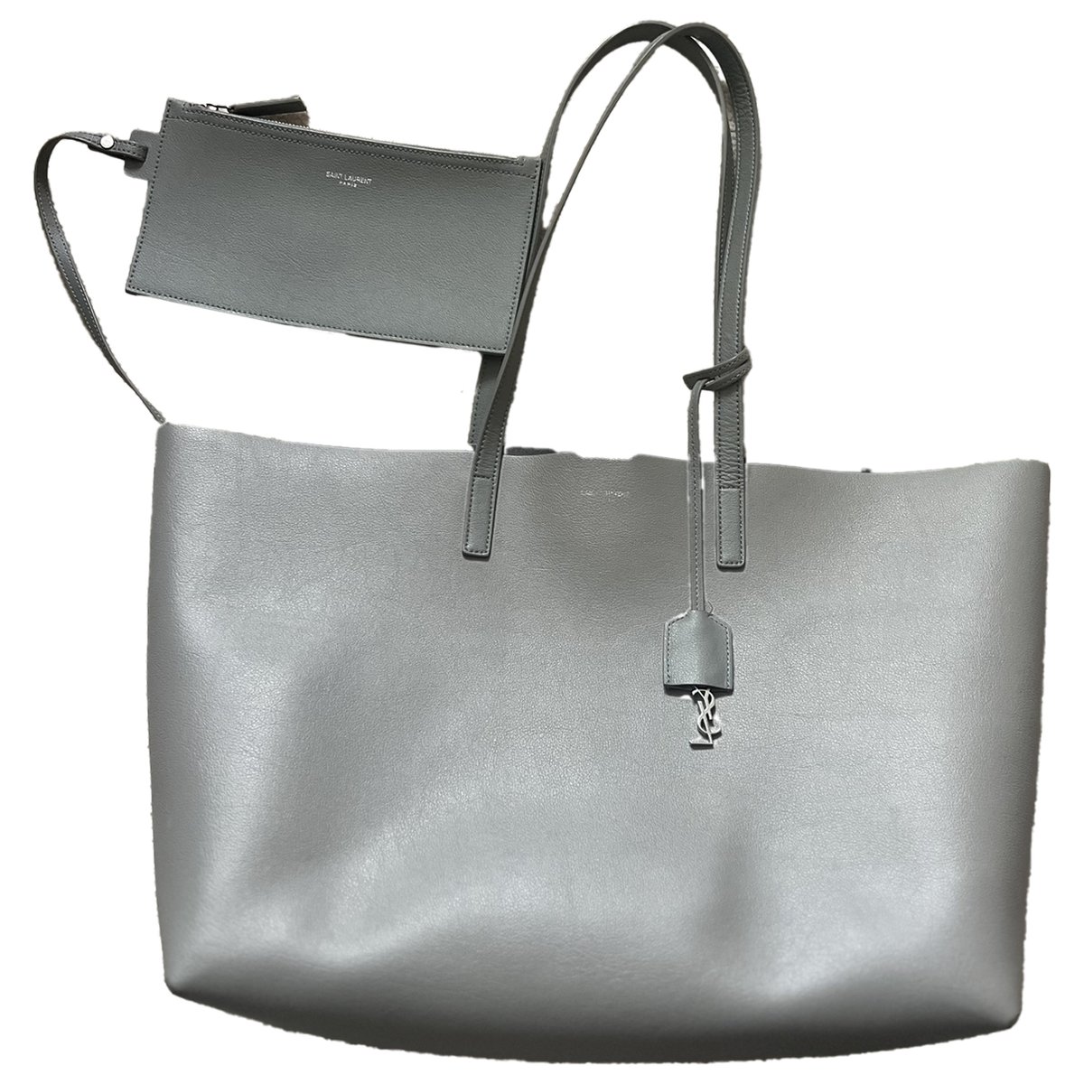 Shopping leather tote