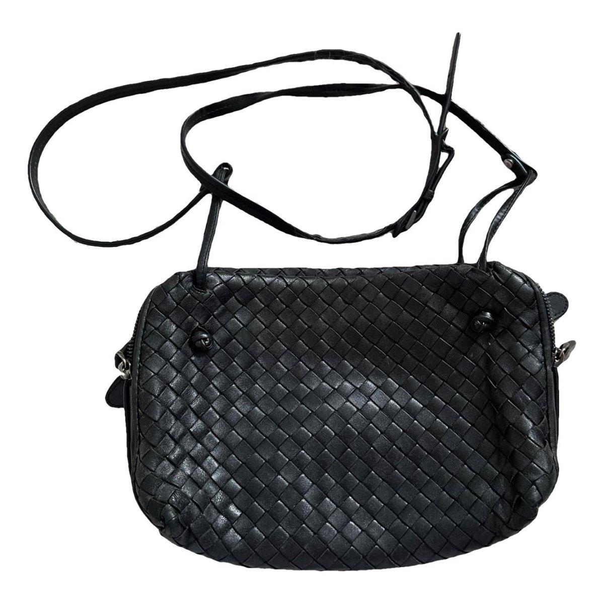 Loop leather crossbody bag