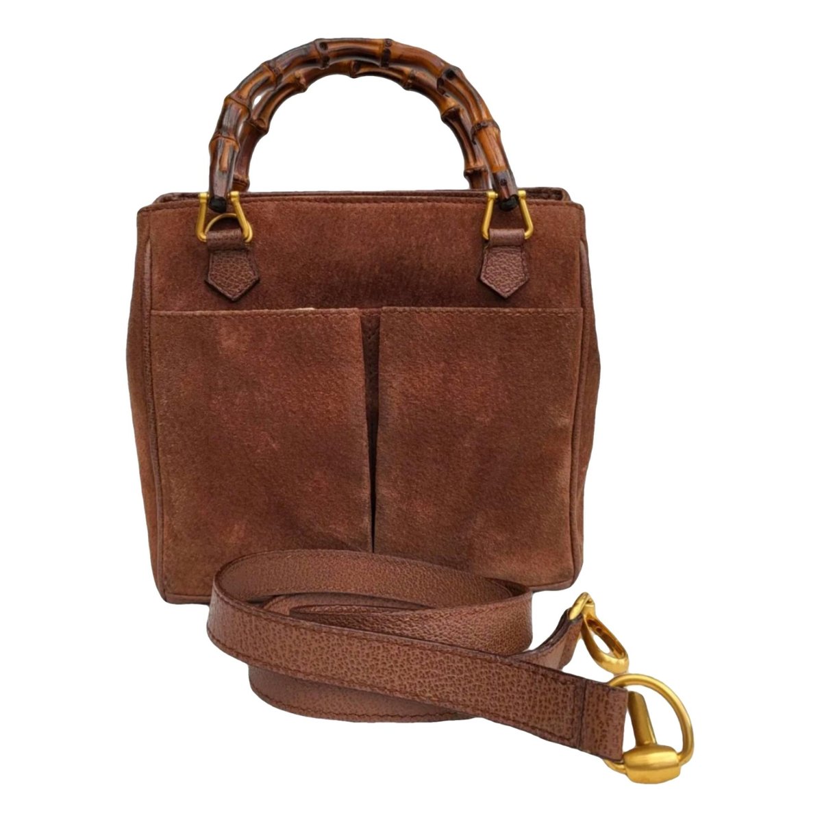 Bamboo Shopper leather bag