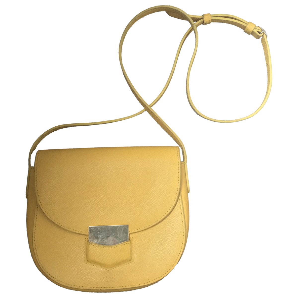 Trotteur leather handbag