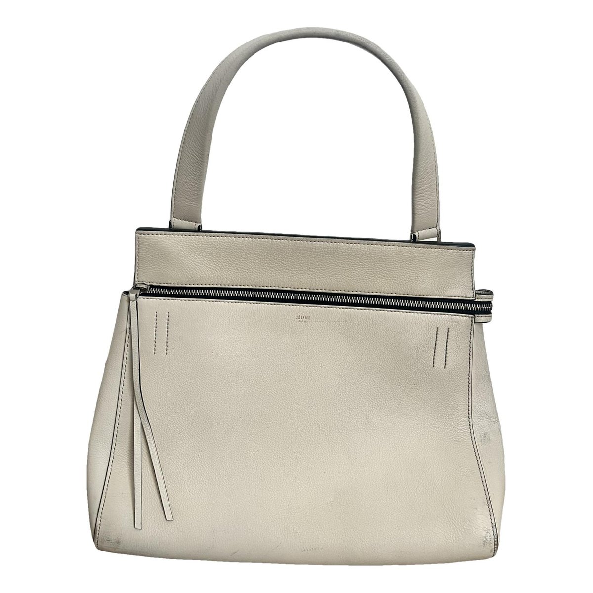 Edge leather handbag