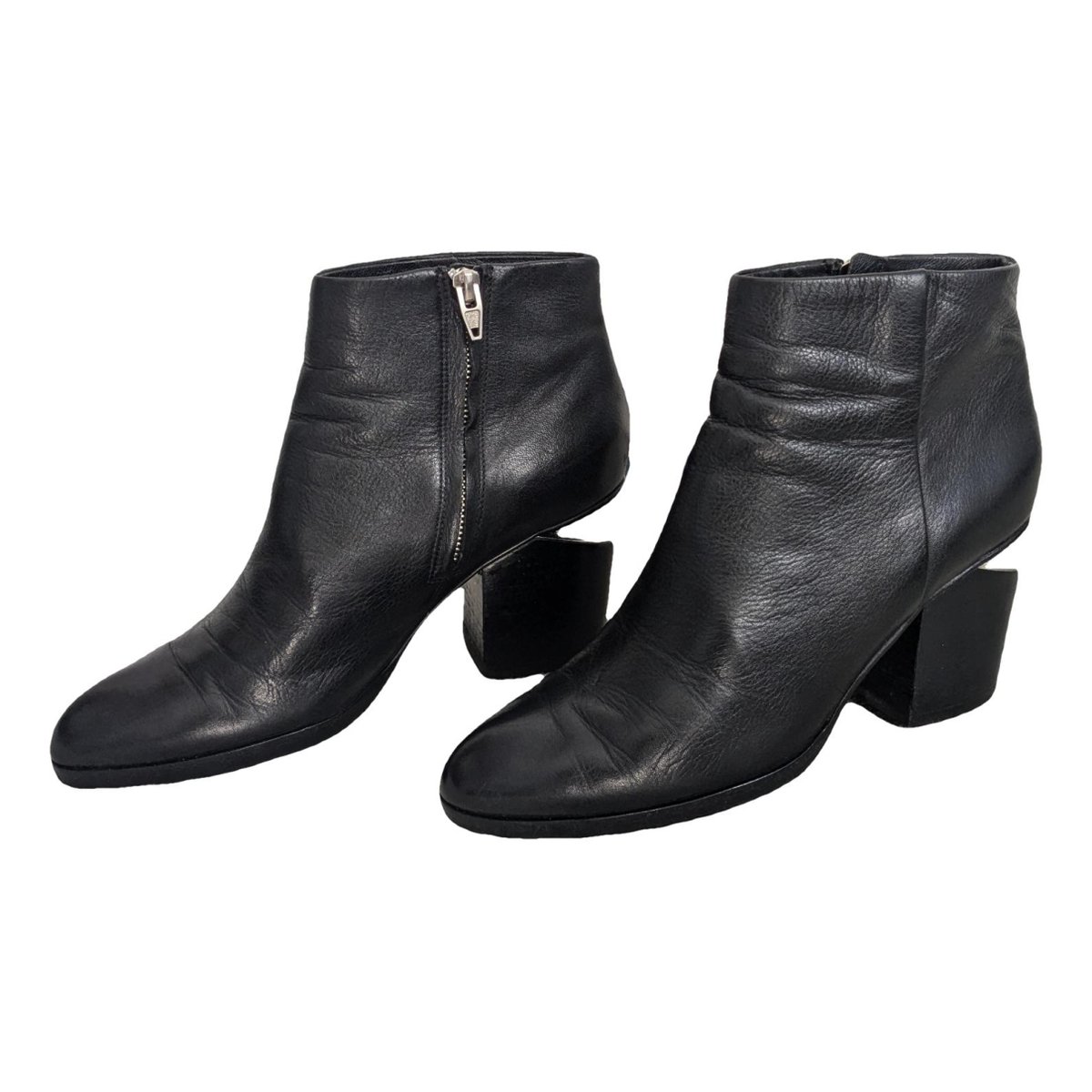 Kelly leather ankle boots
