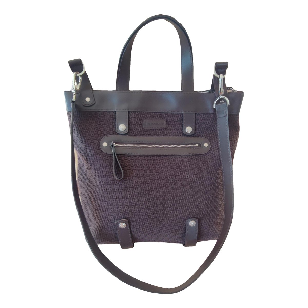 3D leather handbag