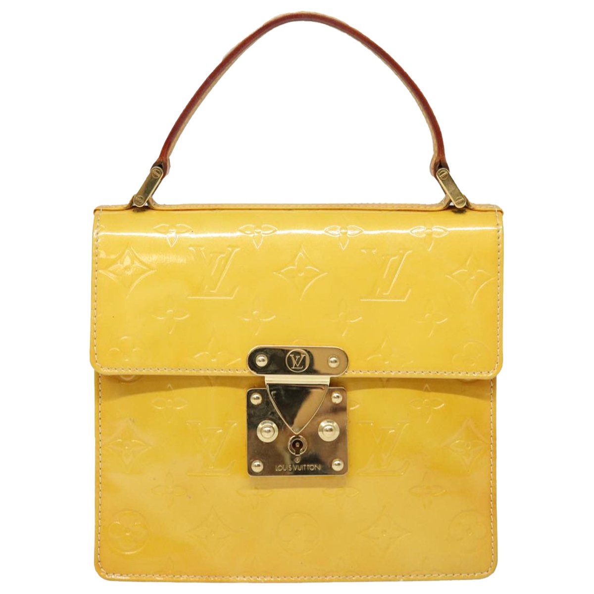 Spring street patent leather handbag