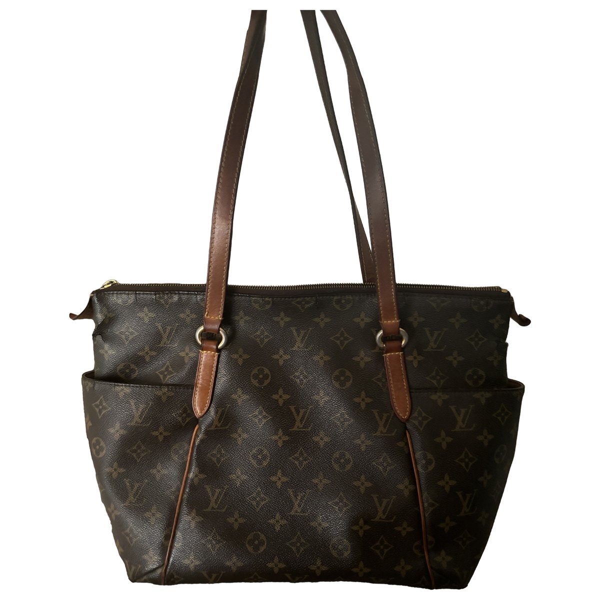 Totally leather tote
