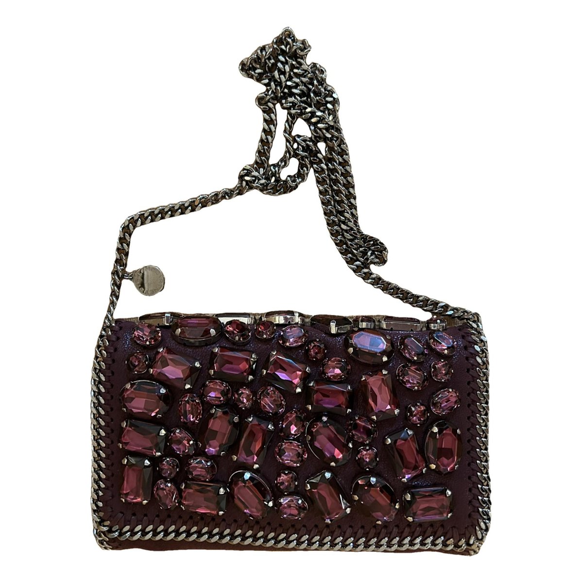 Falabella vegan leather clutch bag