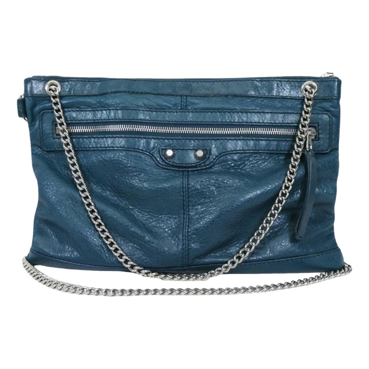 City leather handbag