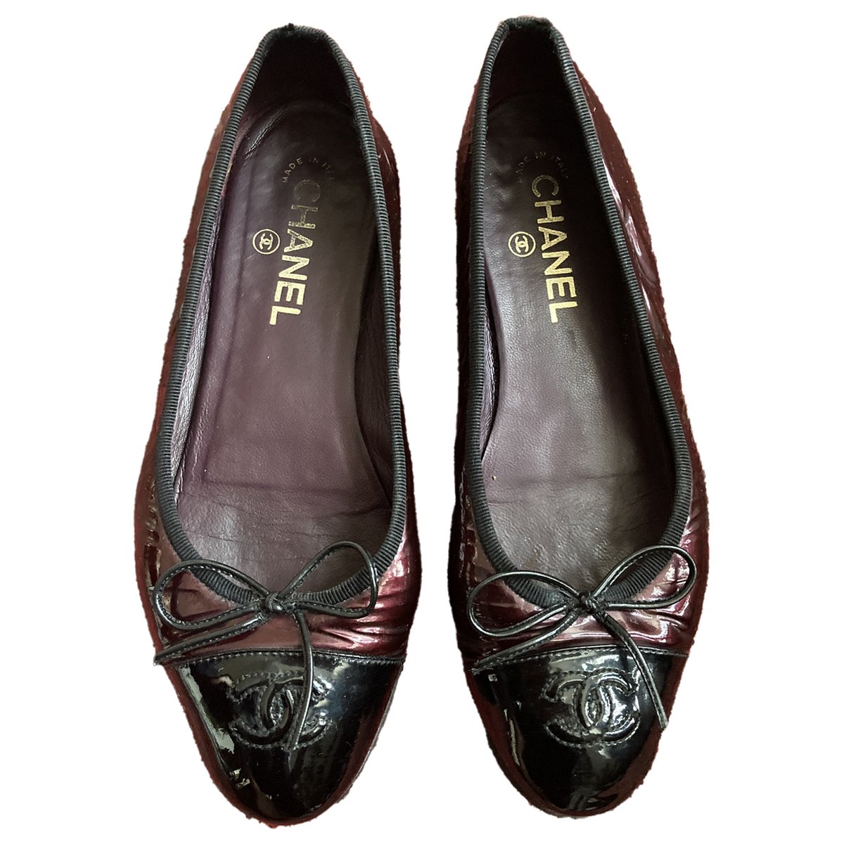 Cambon patent leather ballet flats