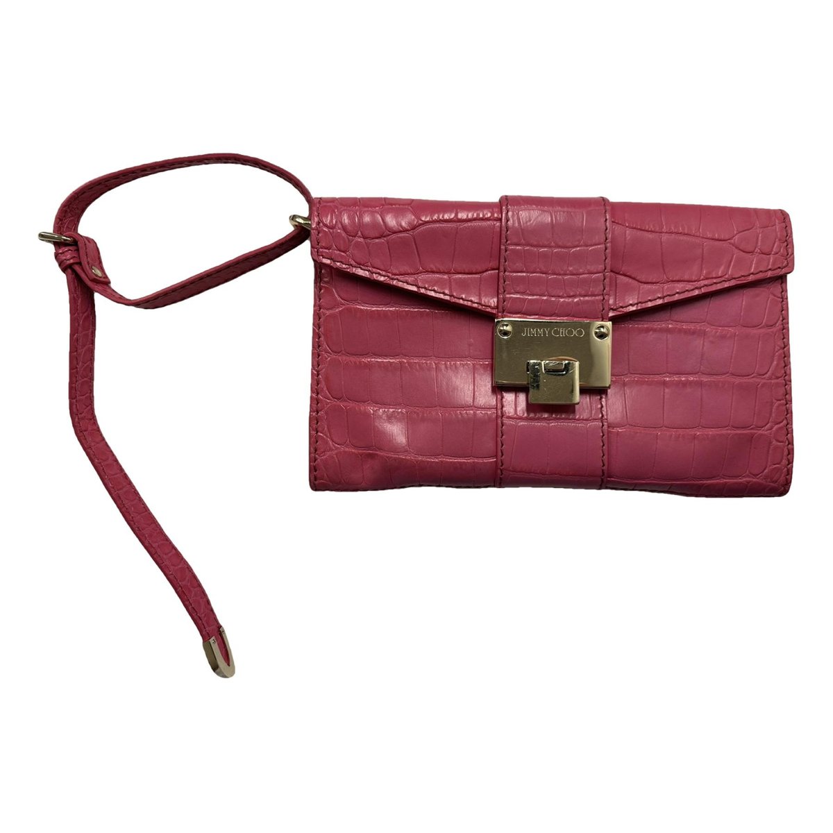 Rosetta leather clutch bag