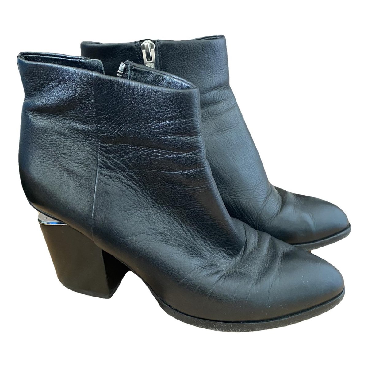 Kelly leather ankle boots
