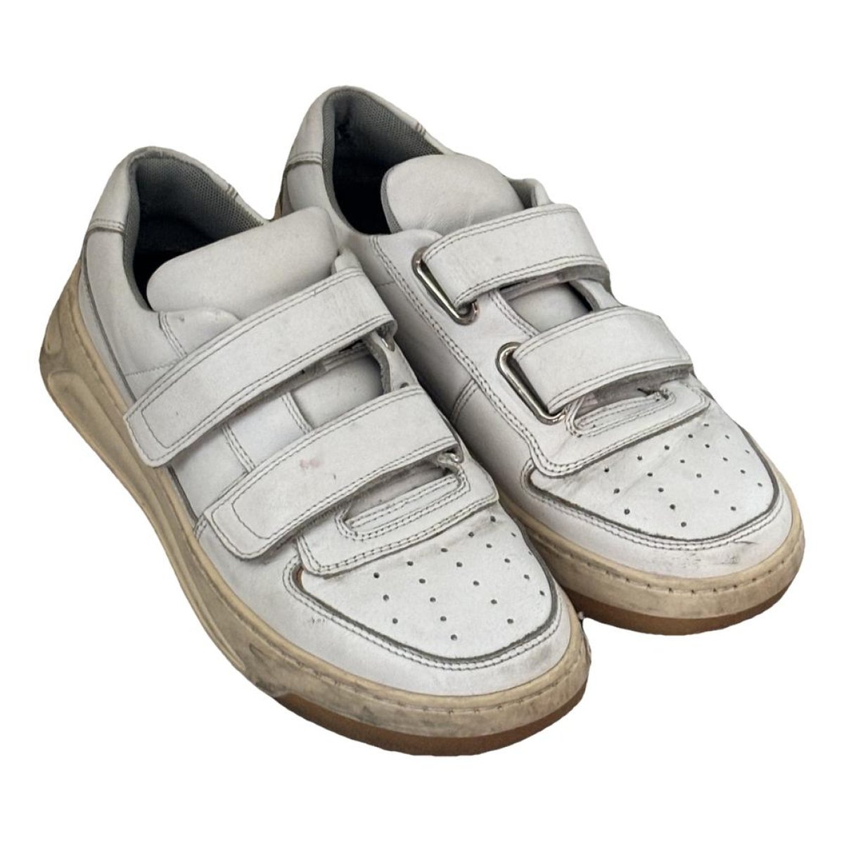 Steffey leather trainers