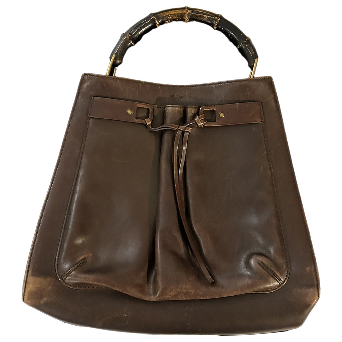 Diana Bamboo leather tote