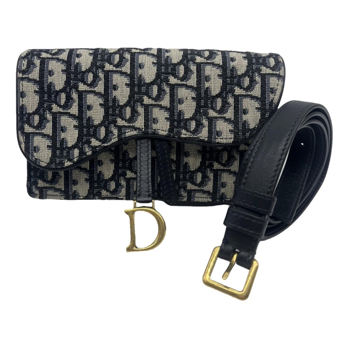 Saddle rectangular cloth handbag