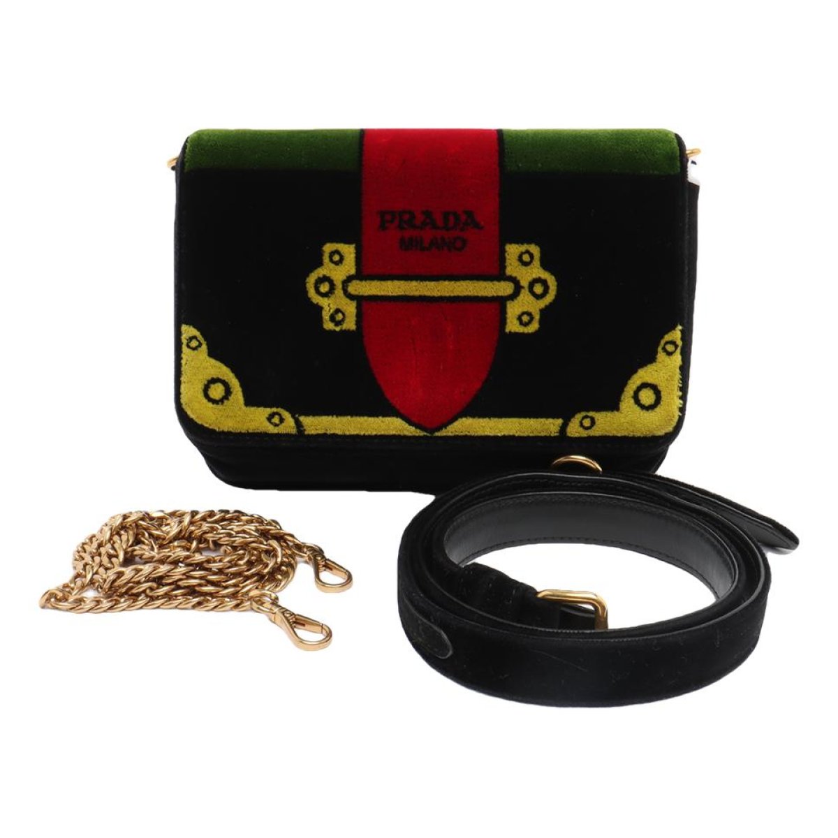 Cahier cloth crossbody bag
