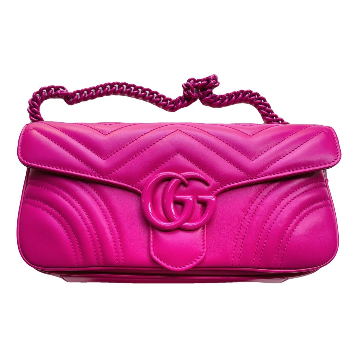 GG Marmont Chain Matelasse leather handbag