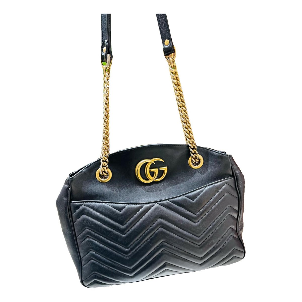 GG Marmont Chain Matelasse leather handbag