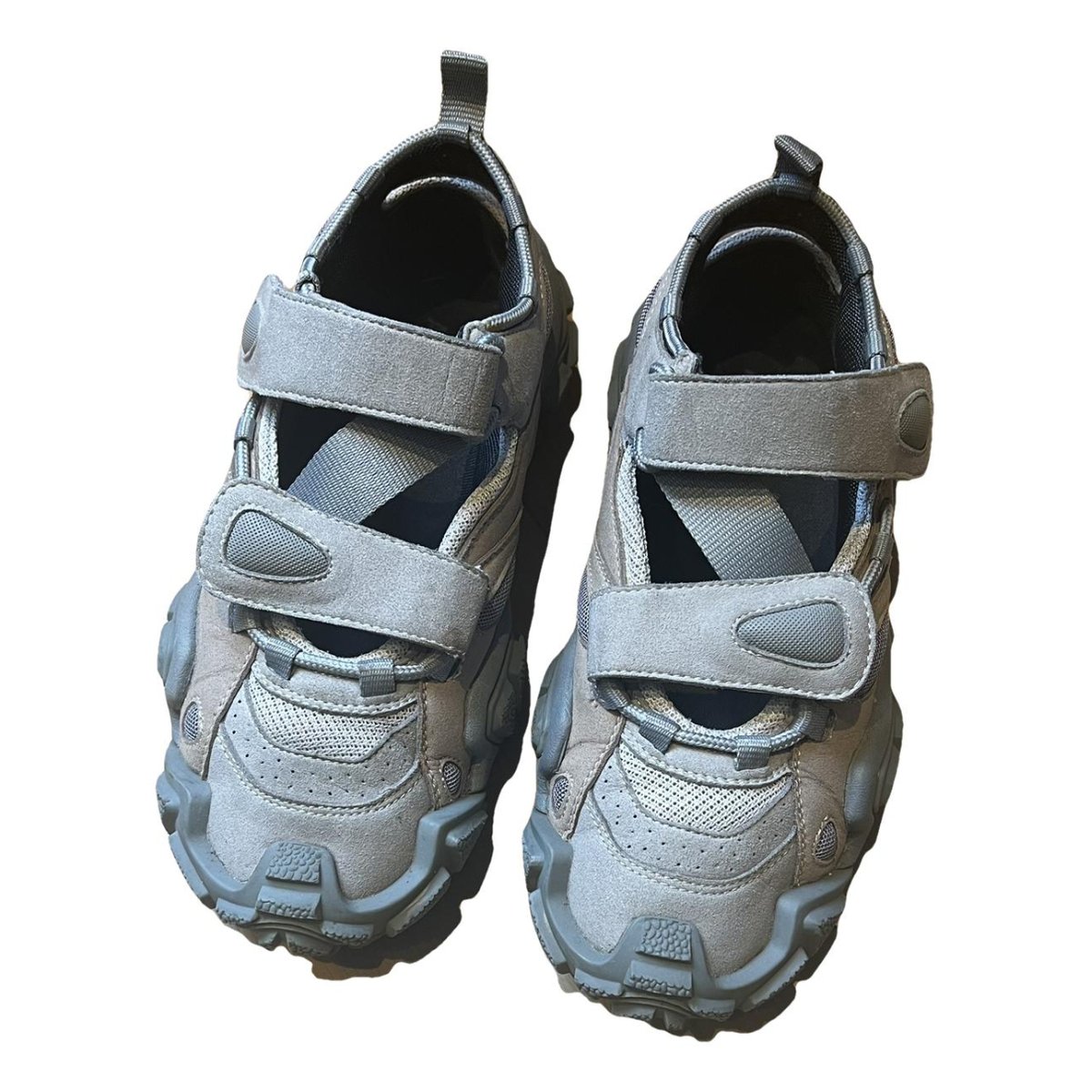 Bolzter leather trainers