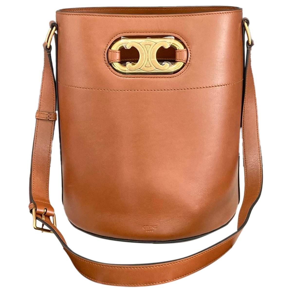Triomphe Maillon leather crossbody bag