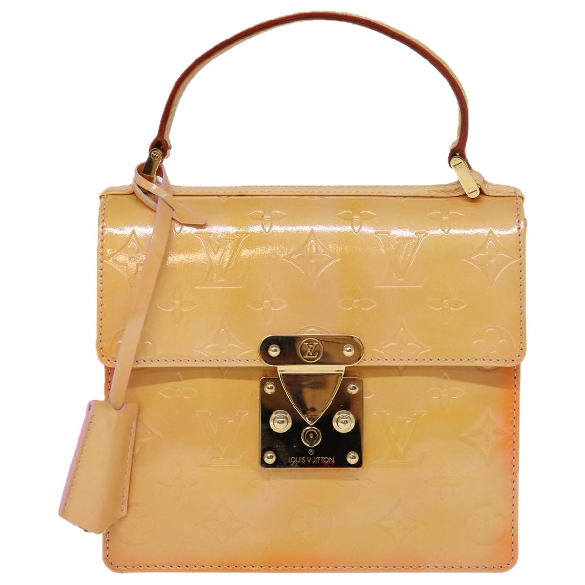 Spring street patent leather handbag