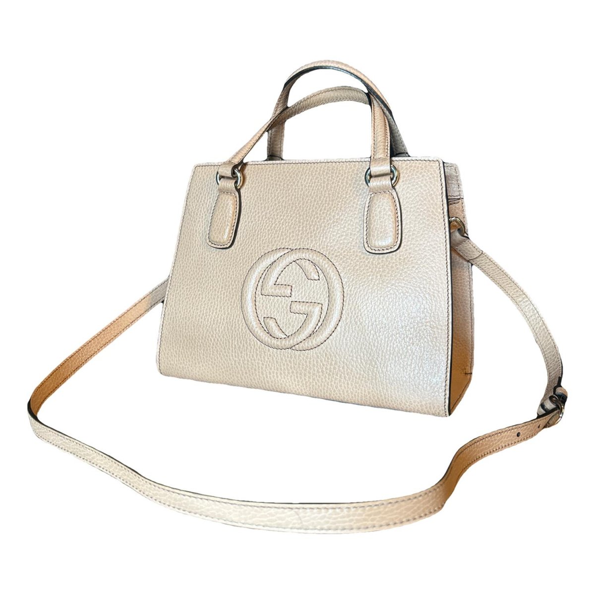 Soho Top Handle leather handbag