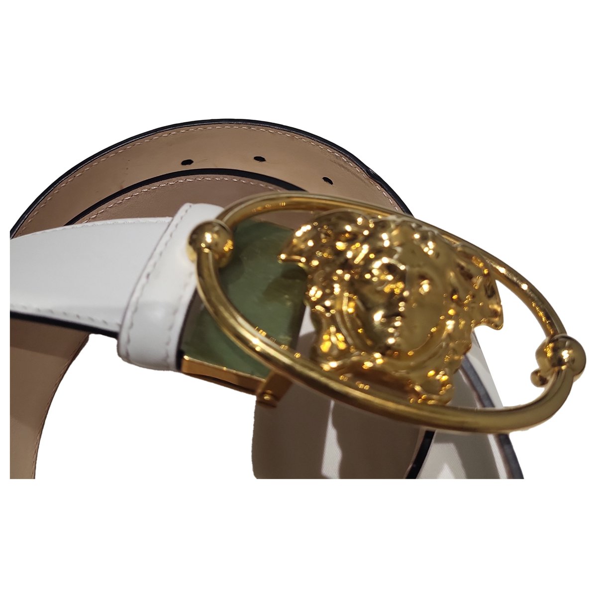 Medusa leather belt