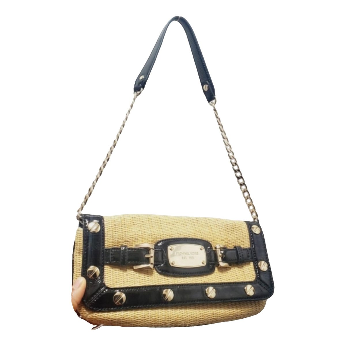 Vivianne leather clutch bag