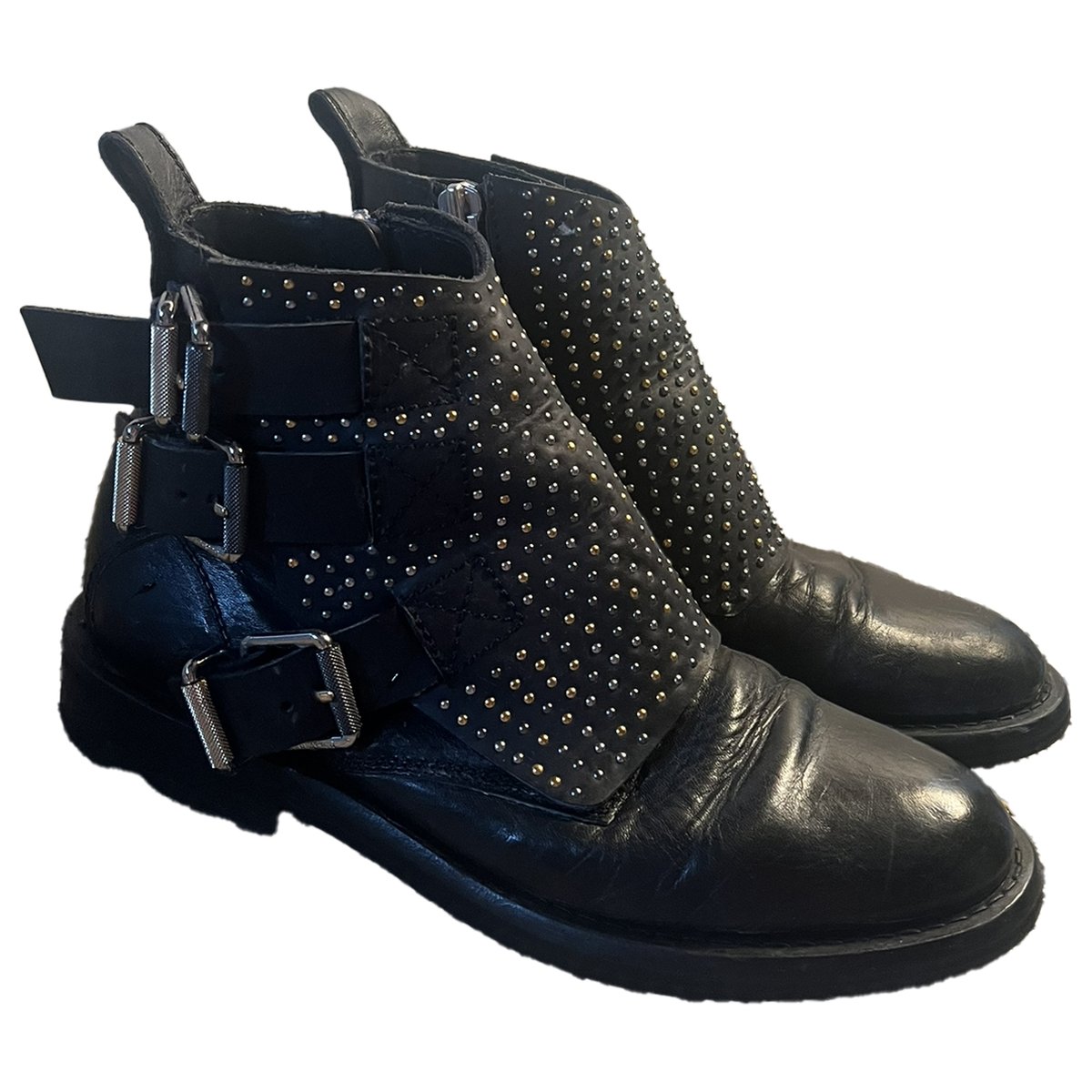 Laureen Spikes leather boots