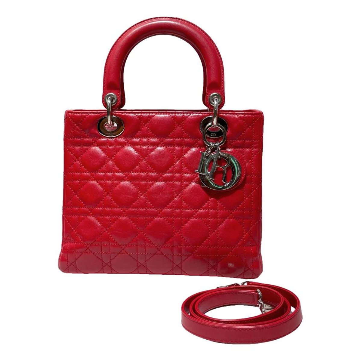 Lady Dior leather handbag