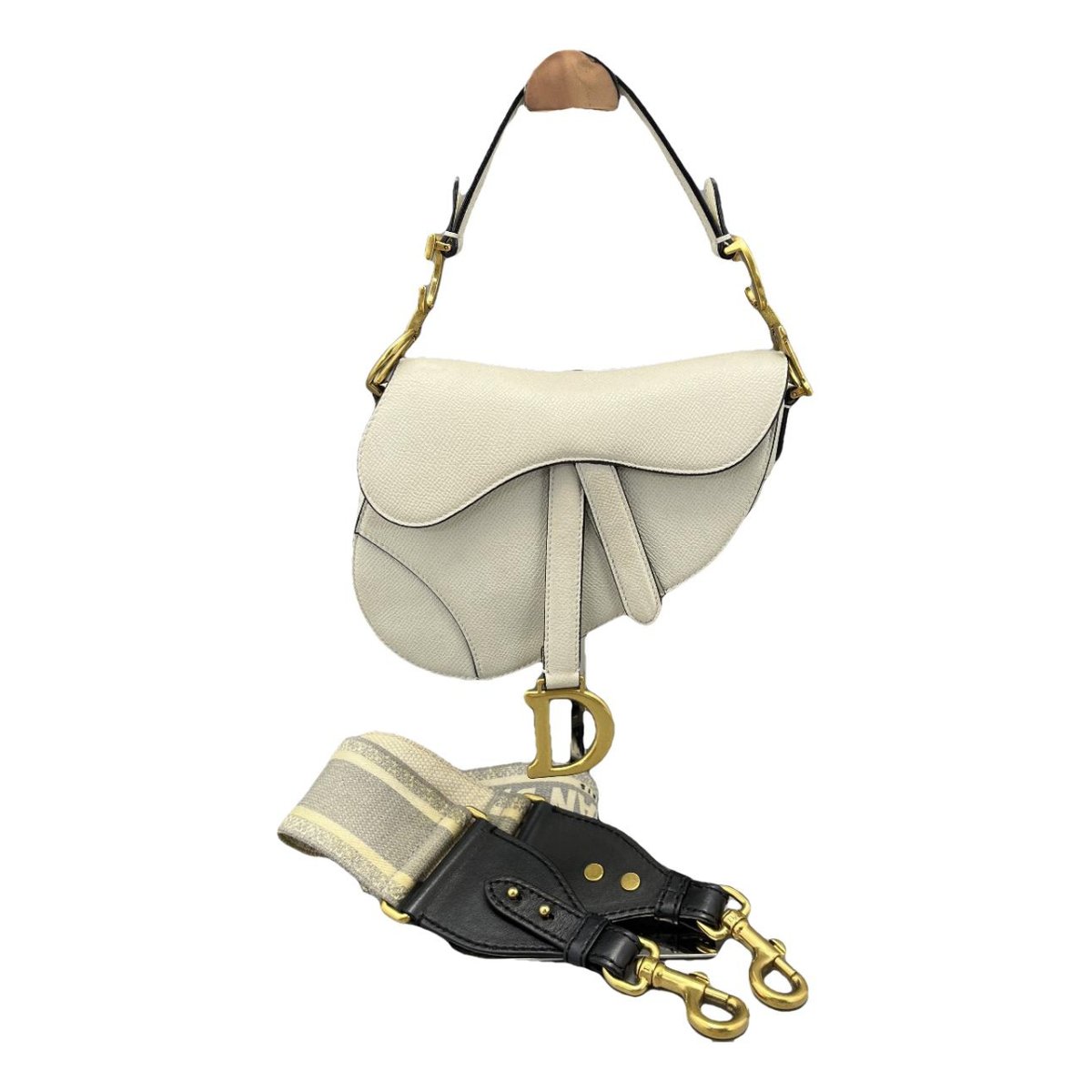 Saddle leather handbag