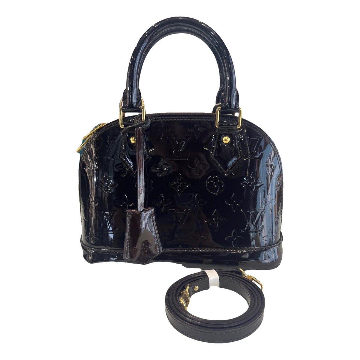 Alma BB patent leather handbag