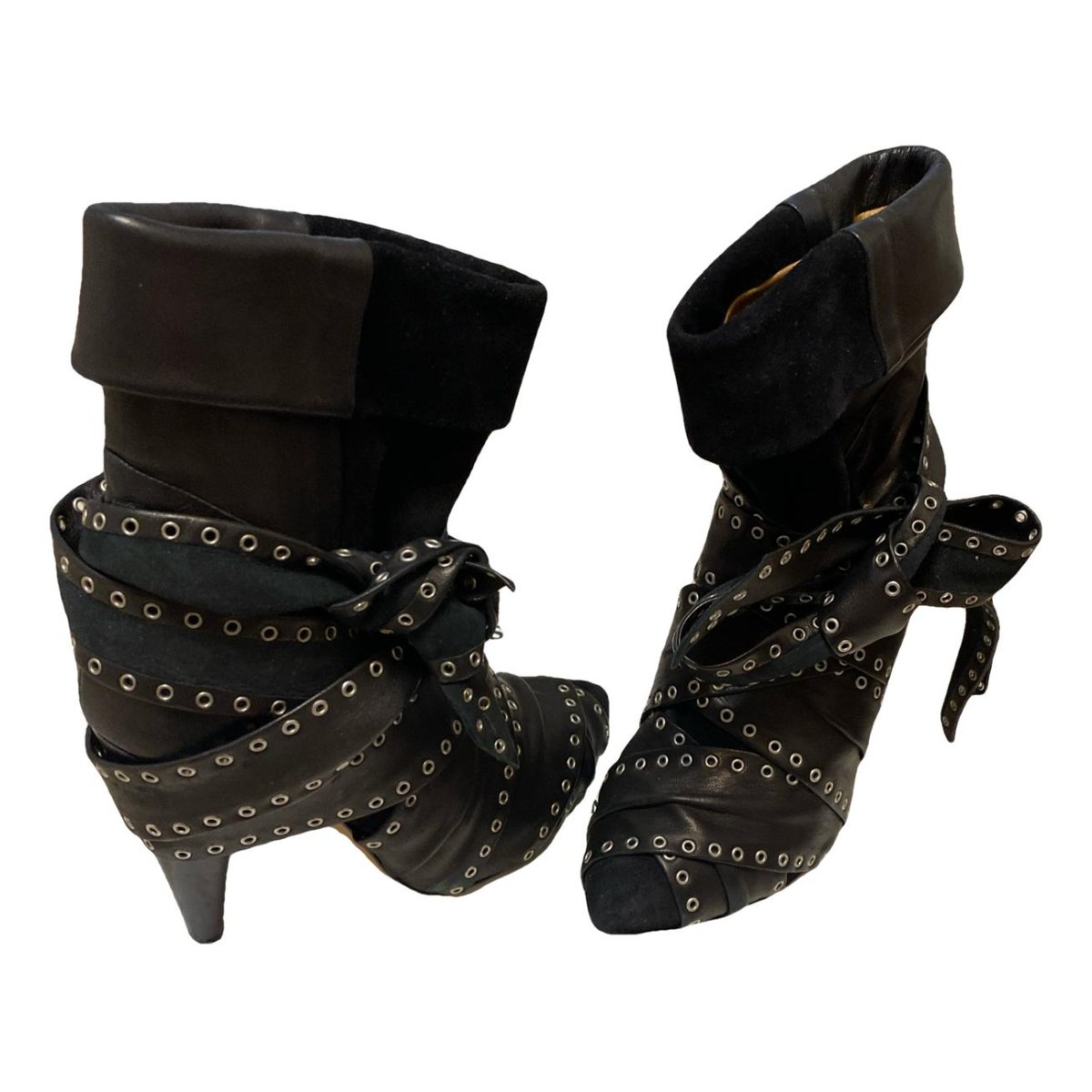 Lamsy leather snow boots