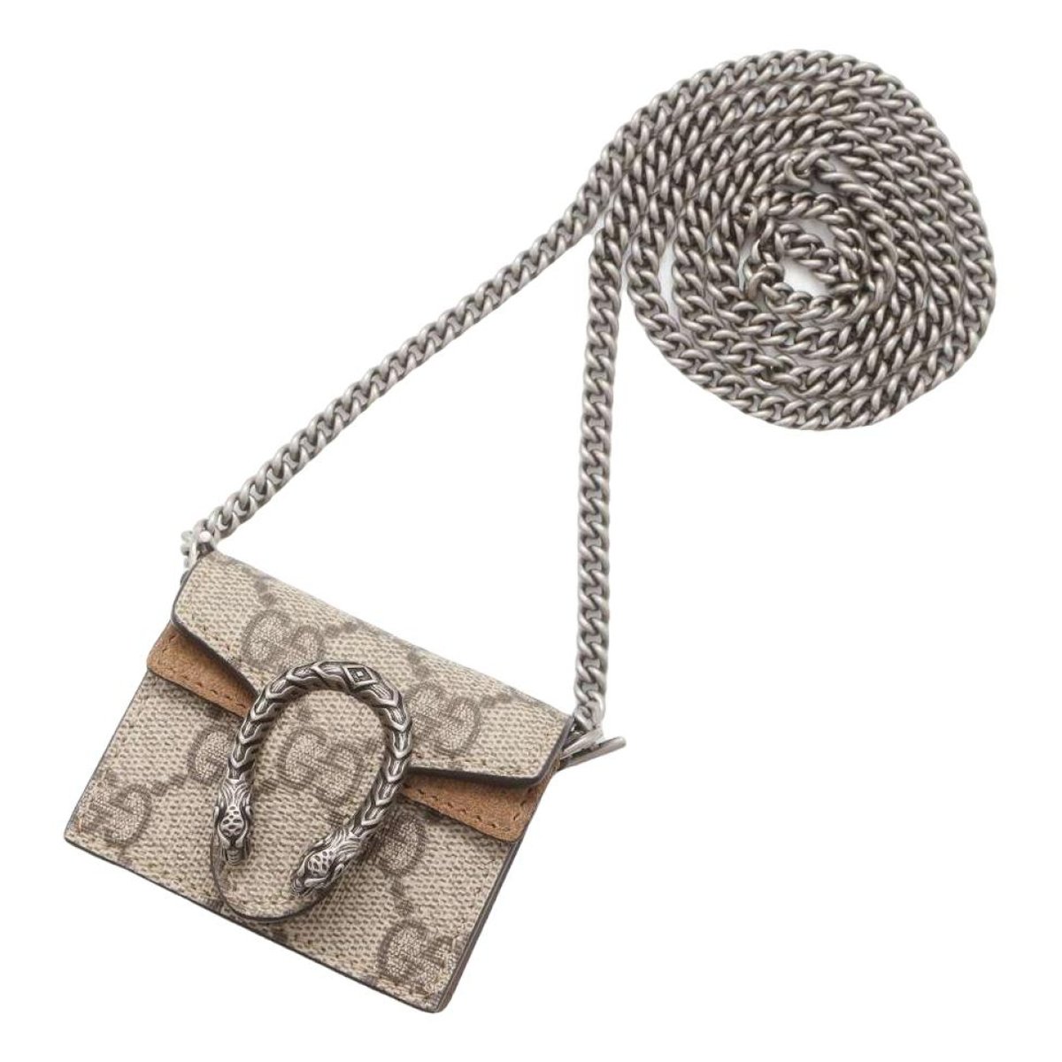 Dionysus Chain Wallet patent leather crossbody bag
