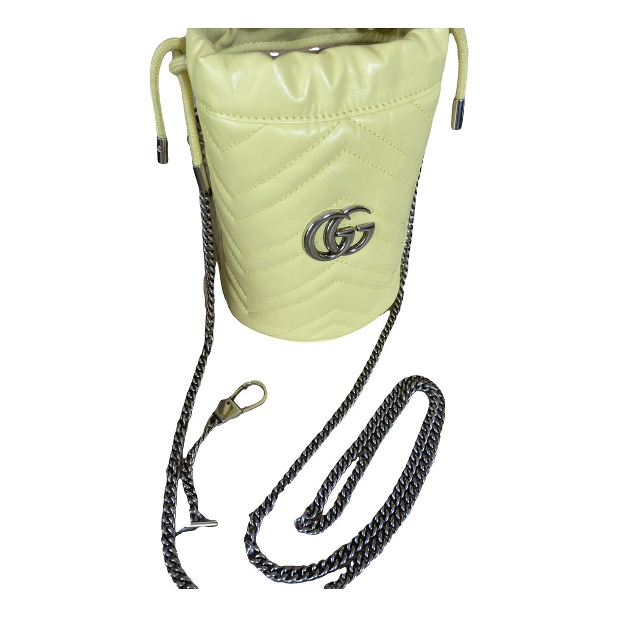 GG Marmont Chain Bucket leather handbag