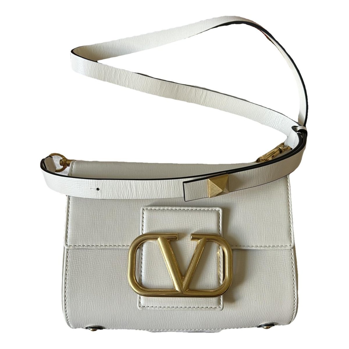 Stud Sign leather handbag