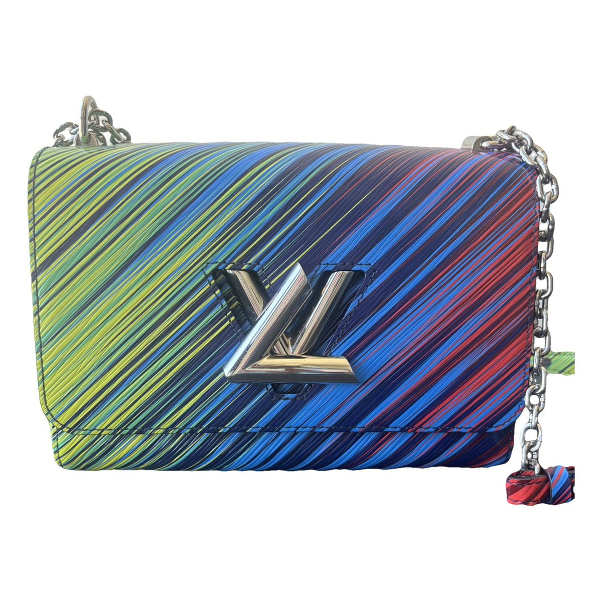 Twist leather crossbody bag
