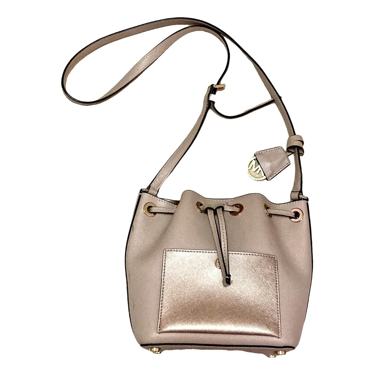 Elie patent leather clutch bag