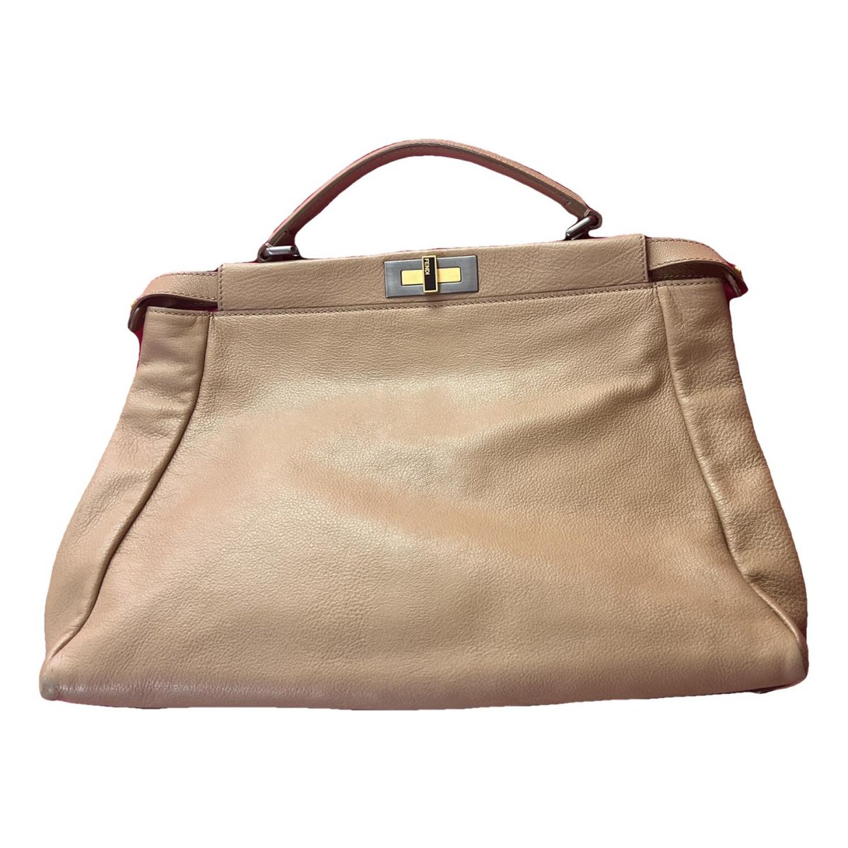 Peekaboo leather handbag