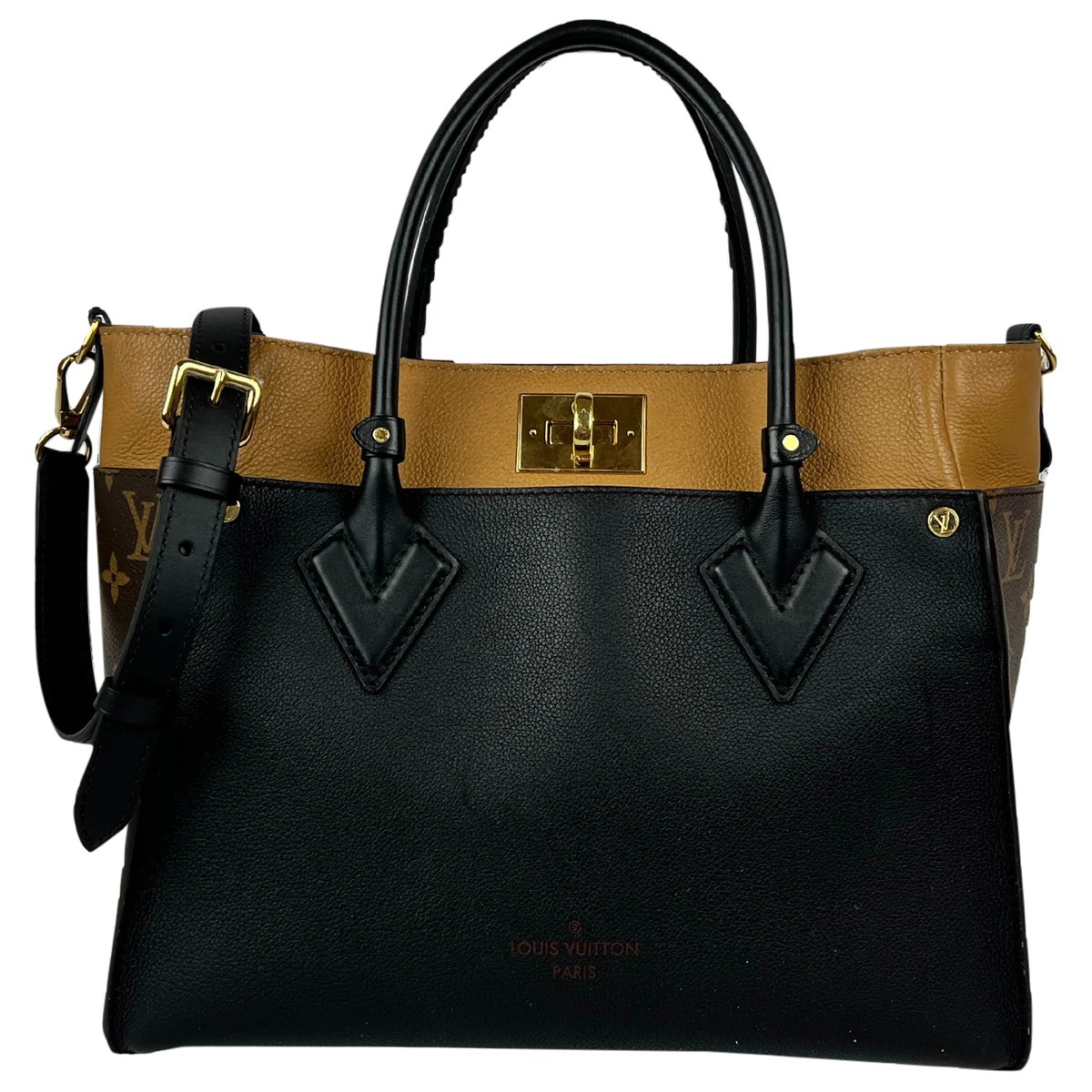 On My Side leather handbag