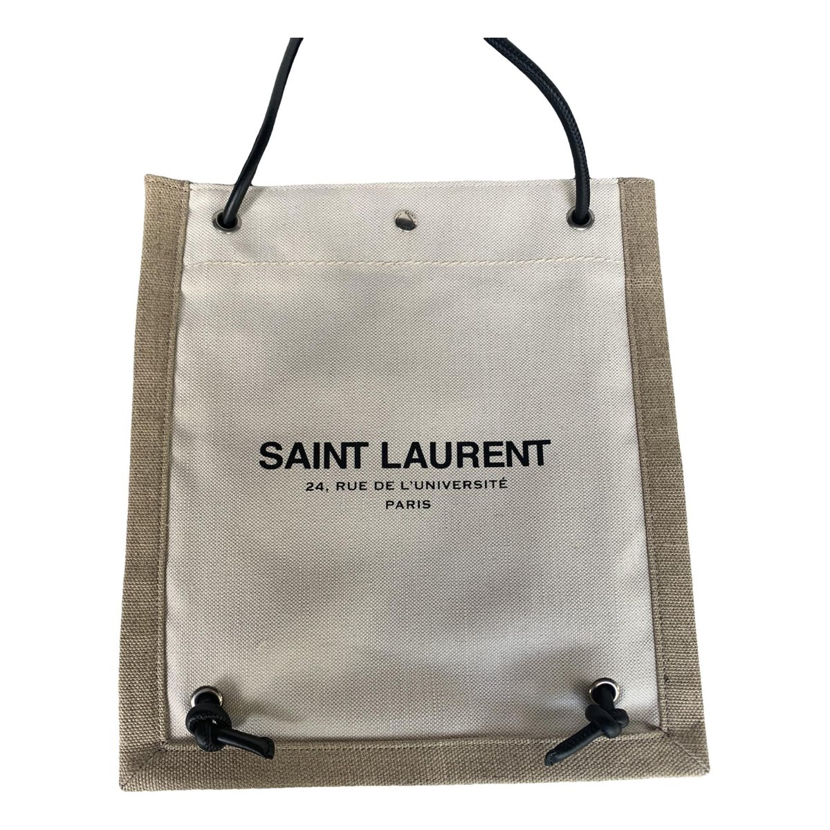 Rive Gauche linen crossbody bag