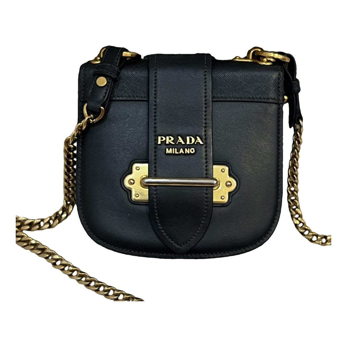 Cahier leather crossbody bag